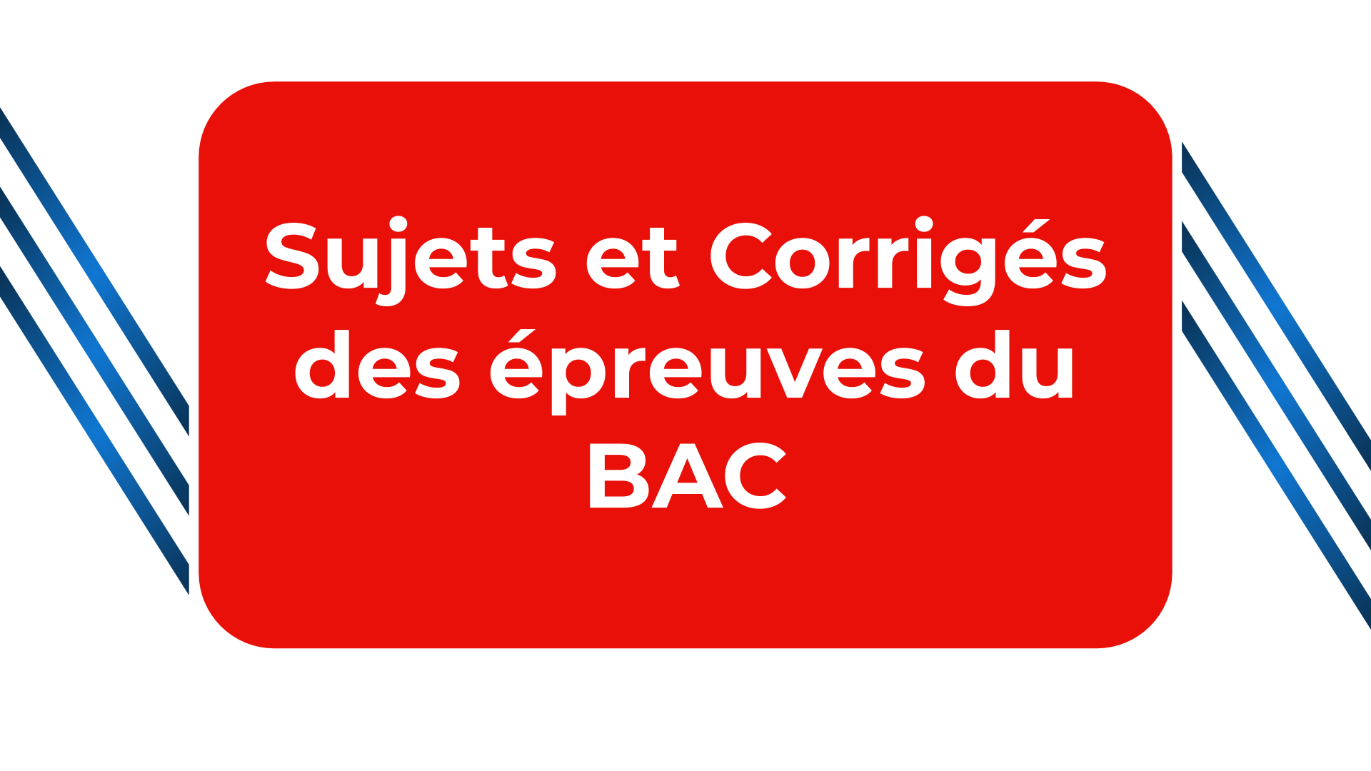 Mon BAC ! Sujets Et Corrigés Et L'après BAC