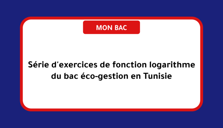Exercices Bac Eco - Mon Bac